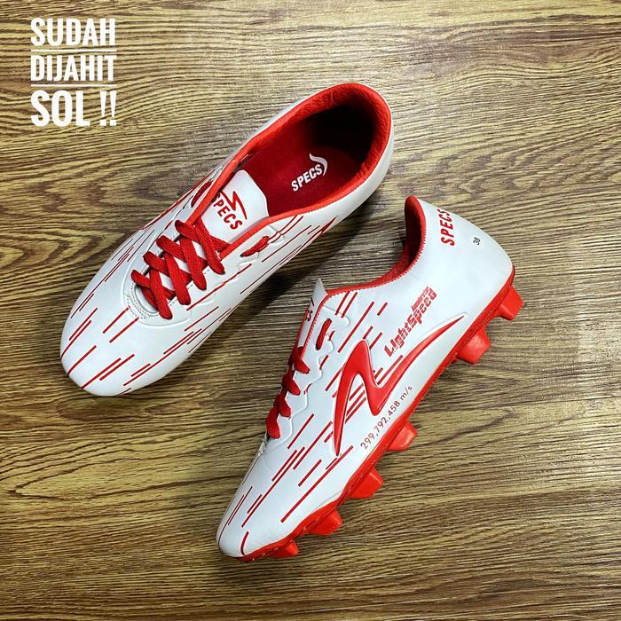 Specs Sepatu Bola Lightspeed Reborn Sudah Dijahit Sol Sepatu Bola Murah Boots Kulit Sintetis Outsole