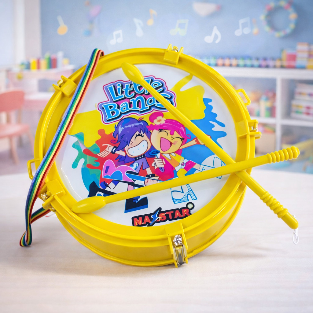 Mainan Drum Kit Anak Little Bands - Musik Ceria, Kreativitas Tanpa Batas untuk Si Kecil