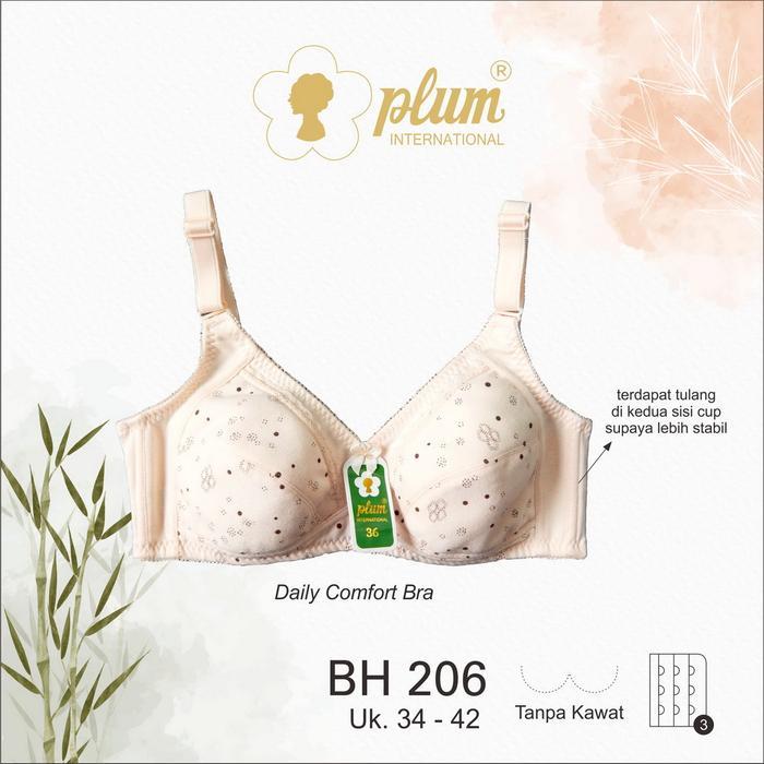 BH PLUM 206 size 32 34 36 38 40 42 Bra Dewasa