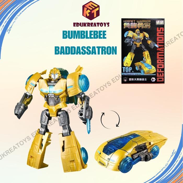 Ready Mainan robot transformers one bumblebee Hornet Warrior Jk-09Baddassatron
