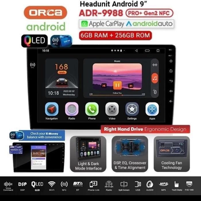 Ready ANDROID ORCA ADR-9988 PRO+ GEN2 "9