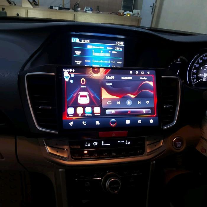 Ready Head unit Android MtechMM-8803 10 inch OEM Honda Accord 2013 Soket PNP+canbus