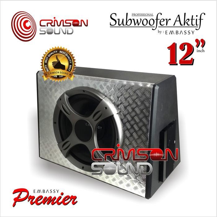 Ready SUBWOOFER AKTIF 12 inch Embassy Trojan EMS-1211