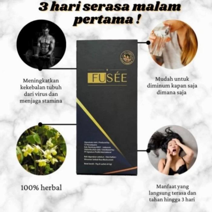 Cuci Gudang Fusee Minuman Herbal Pria/ Penambah Stamina