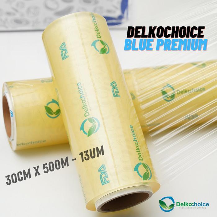 Plastik Food Wrapping / Cling Wrap - Delkochoice Blue Premium 30Cm