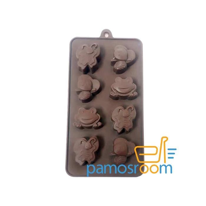 Cetakan Coklat Silikon / Cetakan Puding Berkarakter Lucu