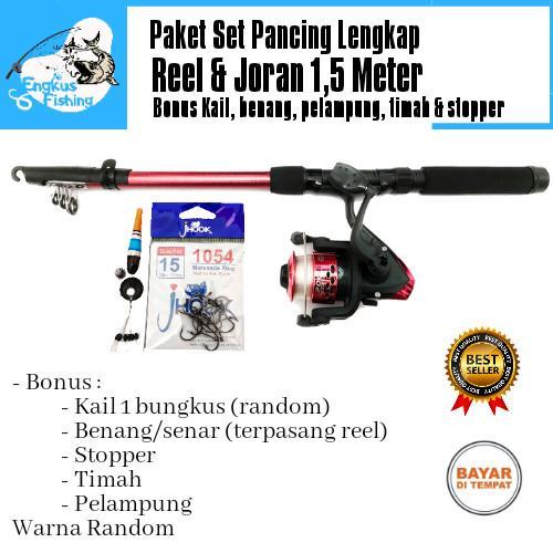 Pancing Pancingan Ikan Set 5 Bearing