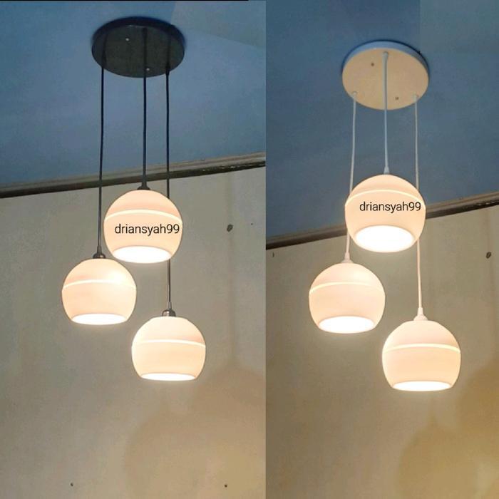 Lampu Gantung 3In1 Bulat Lampu Hias Gantung Minimalis