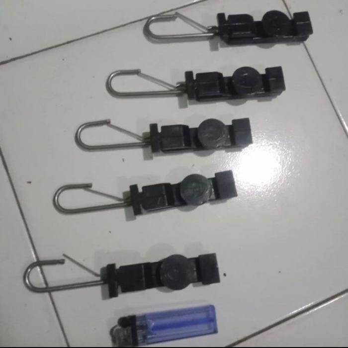 Promo 100 Pcs Sclamp Sklem S Clamp S Klem Fiber Optik Fiber Optic Fiberoptik Fiberoptic Fo Ujung