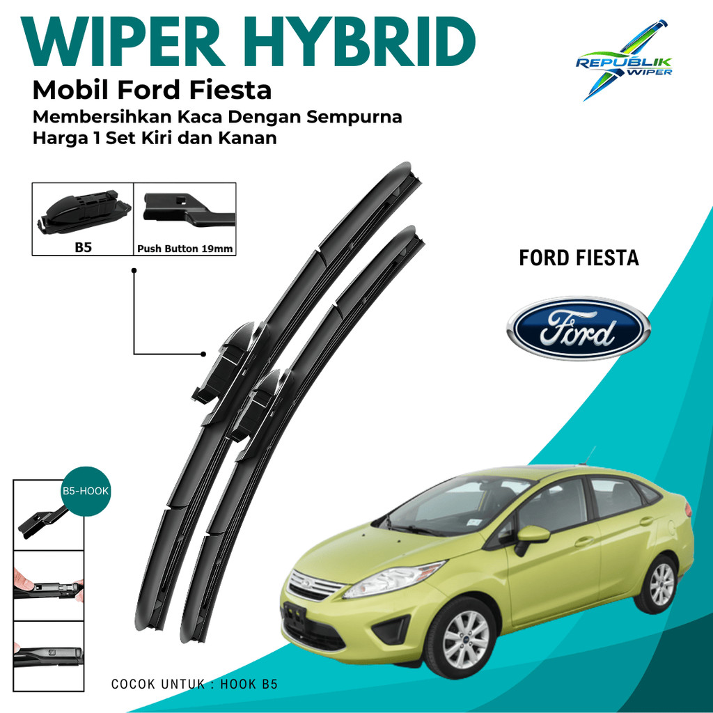 Wiper Ford Fiesta Hybrid Kaca Depan Mobil