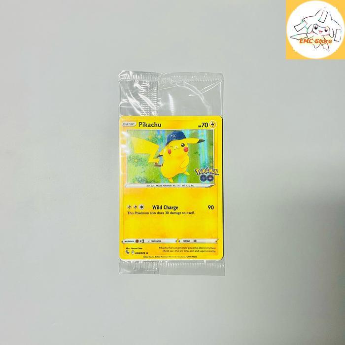 Pokemon TCG English - Pikachu Pokemon GO Promo (Sealed)