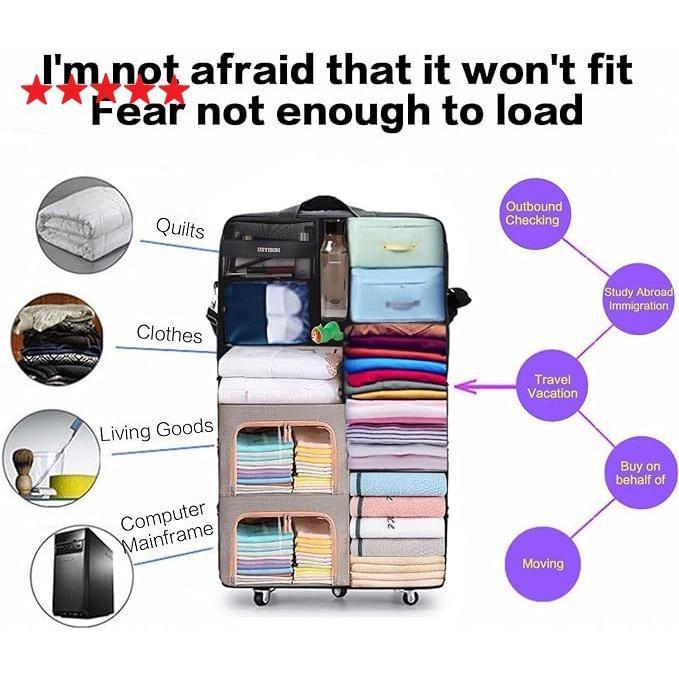 Backpack Tas Ransel Laptop Koper Roda Kapasitas Besar 20" 24" INCH KOPER TRAVEL Backpack Jalan Baju