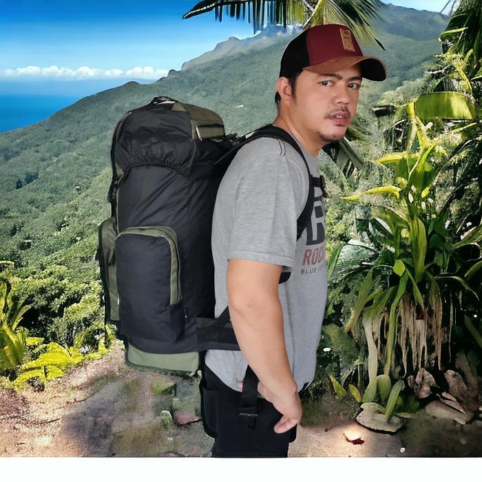 Eiger - Tas Keril Tas Gunung Polo Tas Ransel Gunung 60L