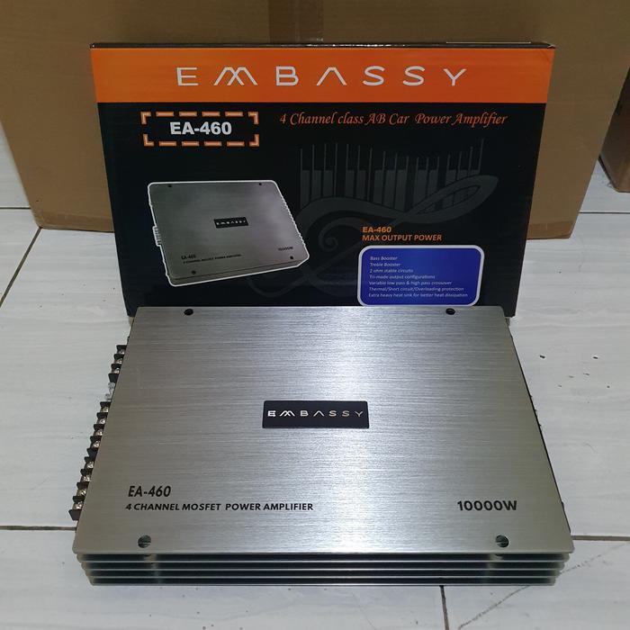 Power Amplifier Embassy EA-460 4 channel 10000 watt