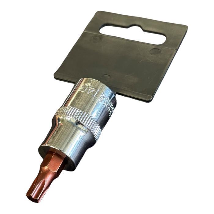 "New" TEKIRO Kunci Mata Sok Socket Shock L Bintang T40 / Star Bit Socket T 40/KUNCI SOCK BINTANG