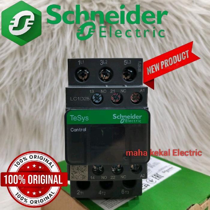 N3W kontaktor schneider lc1d25m7 220vac,lc1d25q7 380vac,lc1d25f7 110vac,lc1d25e7 48vac,lc1d25b7