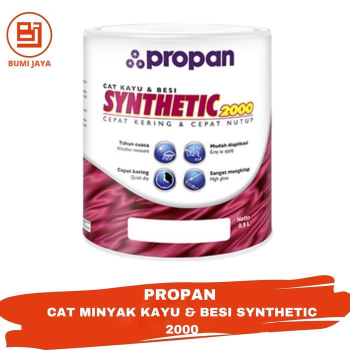 PROMO cat minyak propan cat kayu & besi propan synthetic 2000 1ltr Kuas