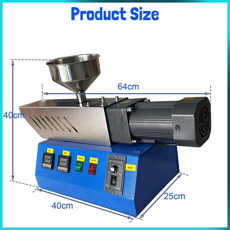 New Desktop Single Screw Extruder Lab Mini Plastic Extrusion Machine for 3D Printing Material Rubber