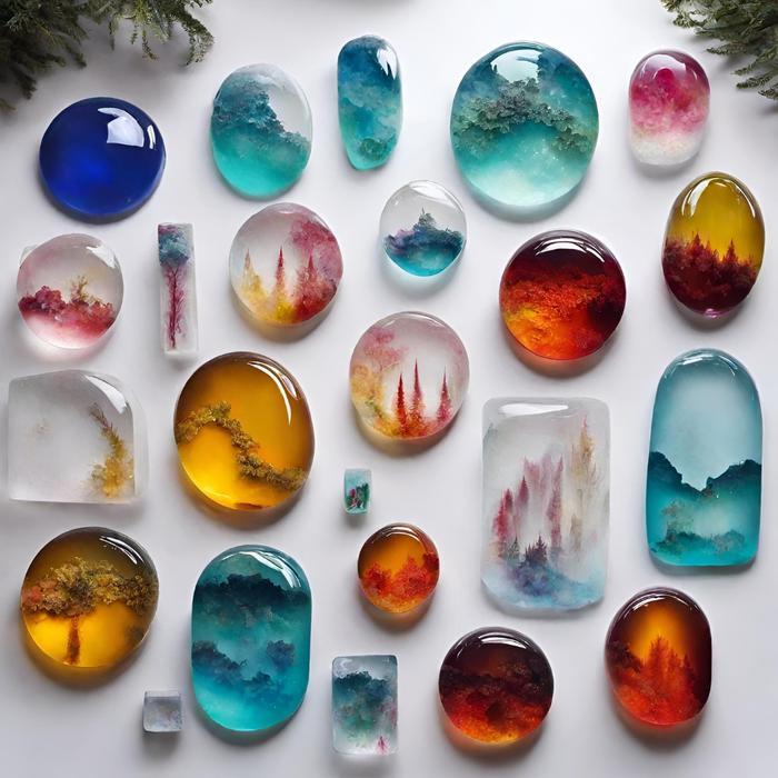 JTTOP EPOXY RESIN BENING 750 GRAM - ART RESIN - HASIL BENING DAN KERAS