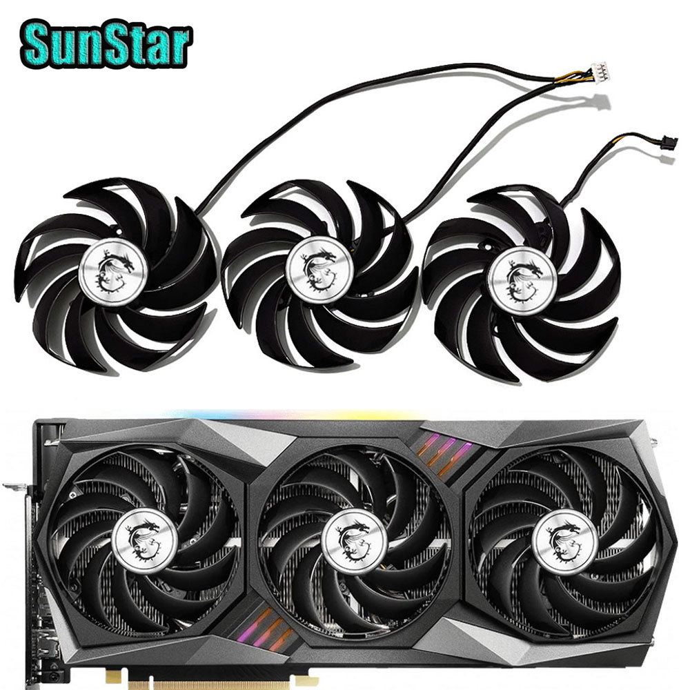 NEW RTX 3060 RX 6800 XT PLD09210S12HH 90MM Cooler GPU For Fan MSI RTX3080 3080Ti RTX3060 3060 Ti