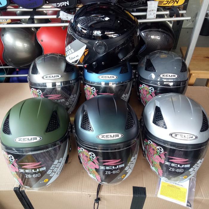 Helm Zeus Original Z-610 Half Face Polos