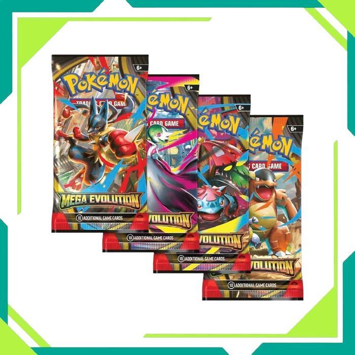 Pokemon Mega Evolution Booster Pack Me01 English Version Card Tcg