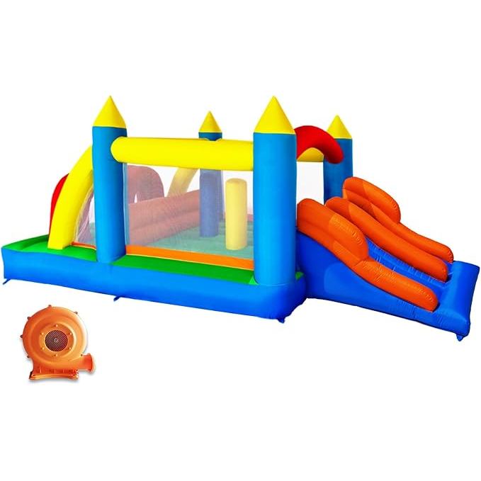 AirMyFun HuaKastro 16.3x7.2FT Kids Inflatable Obstacle Bounce House 