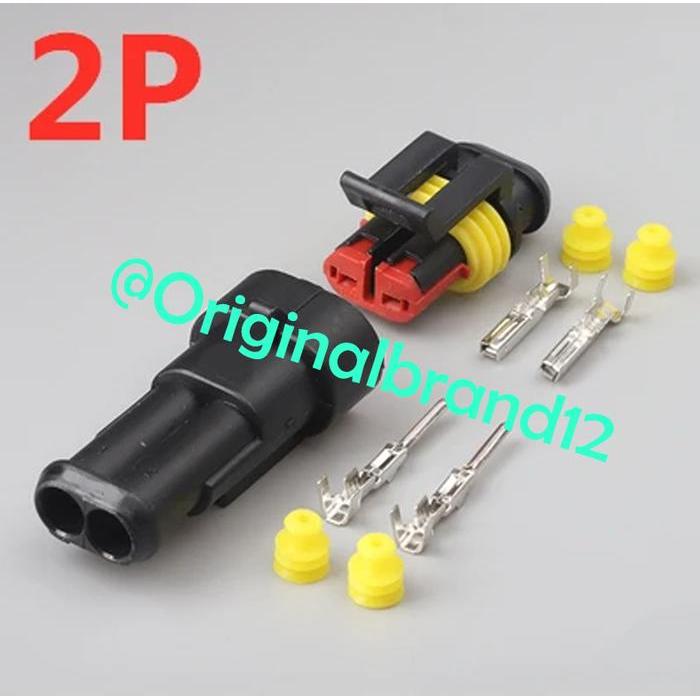 N3W Soket Waterproof anti air 1pin 2pin 3pin 4pin 5pin 6pin Soket 1-6 Pin