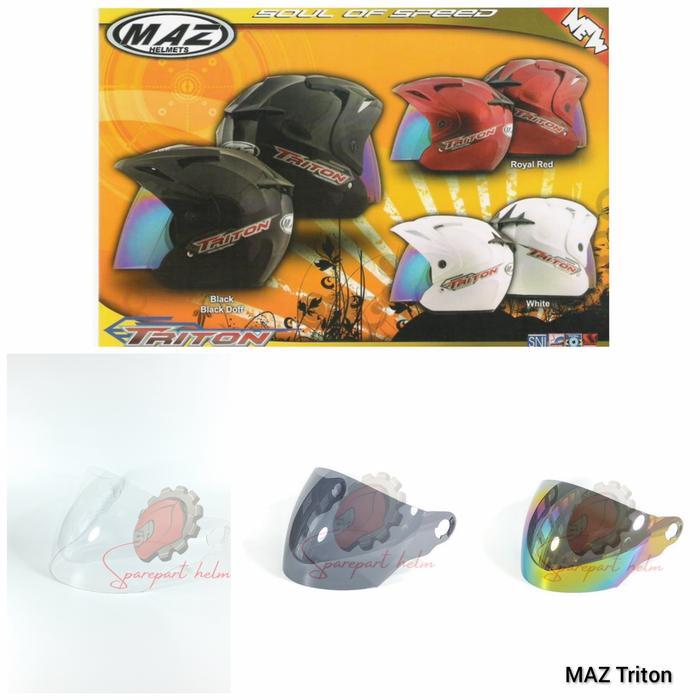 Kaca Helm Maz Triton Visor Helm Maz Triton