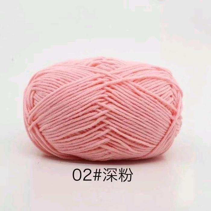 Milk Cotton 4ply / Benang Rajut Katun Susu 4 ply