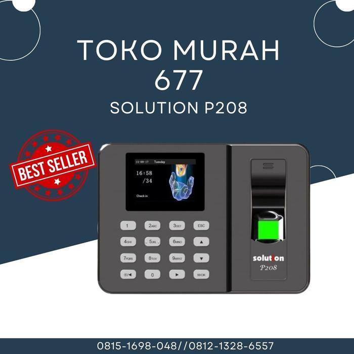 Mesin Absen Fingerprint Solution P208