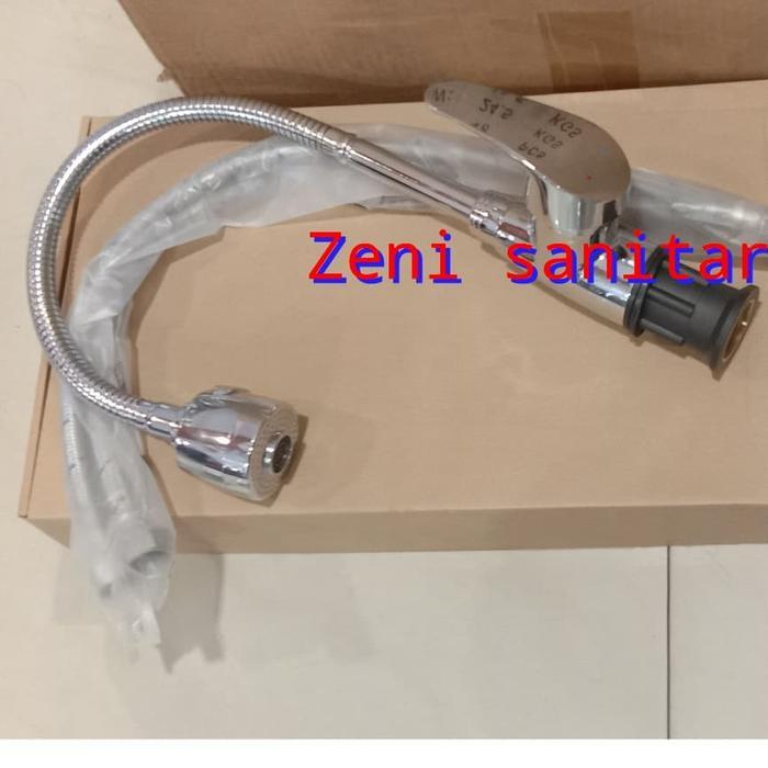 Kran kitchen sink Mixer Favios panas dingin Flexible