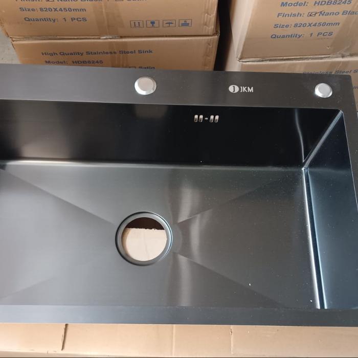 Kitchen sink 7545 Bak cuci piring 1 lobang/ KITCHEN SINK 7545 BLACK/ KITCHENK SINK SET