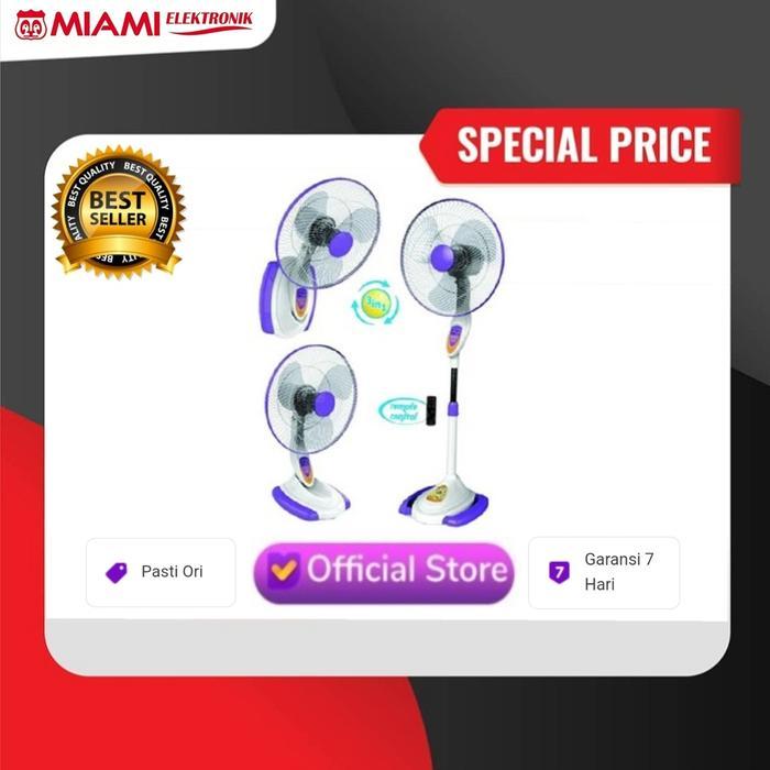 DISKON FAN MASPION 3 IN 1 / KIPAS ANGIN MASPION F1623RC / F 1623RC REMOTE