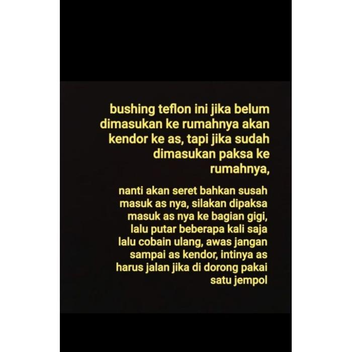 Bosh Bushing Rack Steer Ertiga Bos Rak Stir Ertiga Teflon As24Mm