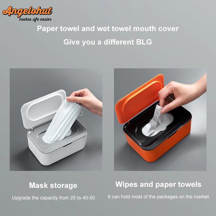 JTTOP" KOTAK MASKER / TISSUE BASAH WF28 KOTAK PENYIMPANAN MASKER DAN TISSUE BASAH