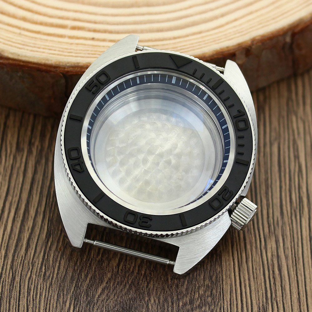 41mm Tuna Turtle NH35 men mechanical Watch Case Domed Sapphire For seiko NH35 NH36 NH34 4R36