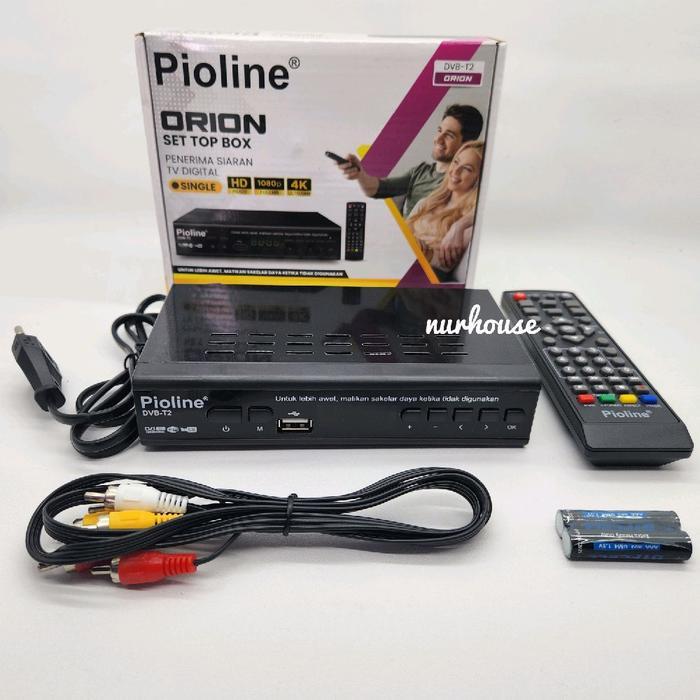 Set Top Box Penangkap Sinyal TV Digital Pioline Digital Receiver STB TV tabung TV LED LCD