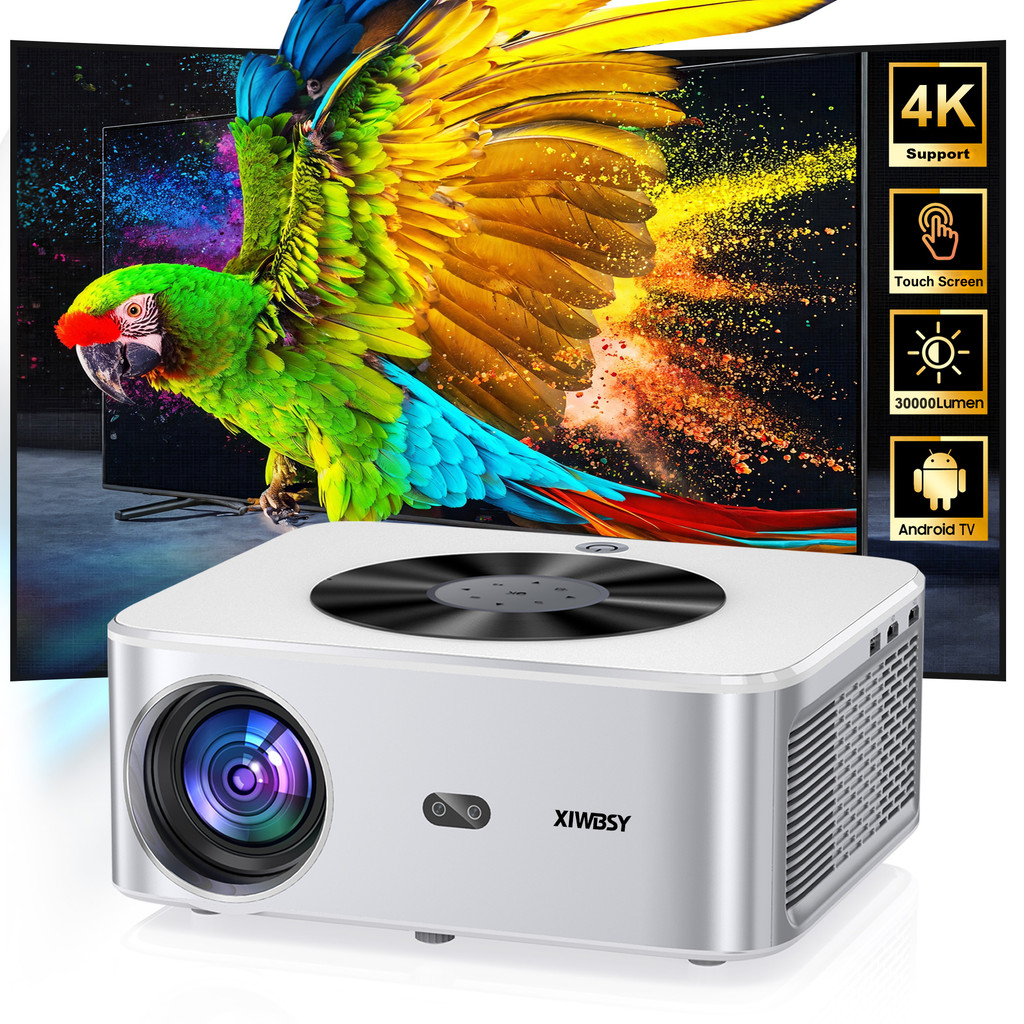 XIWBSY 1000ANSI Outdoor Projector 8K AutoFocus Android Projector 8k Video Home Theater Projector