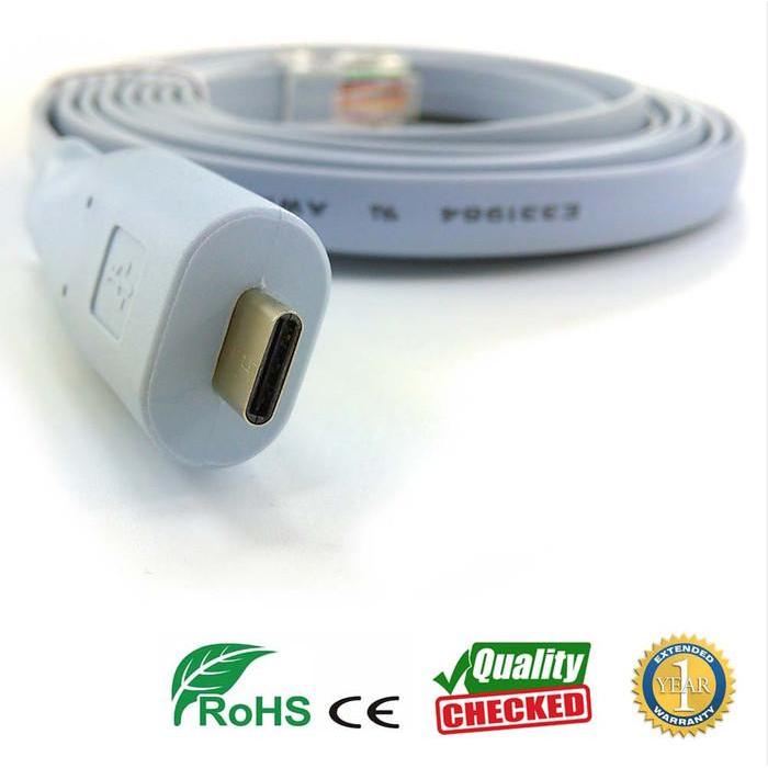Ftdi Type C Usb Rs232 To Rj45 Console Cable Cisco Fortinet Macbook Mac