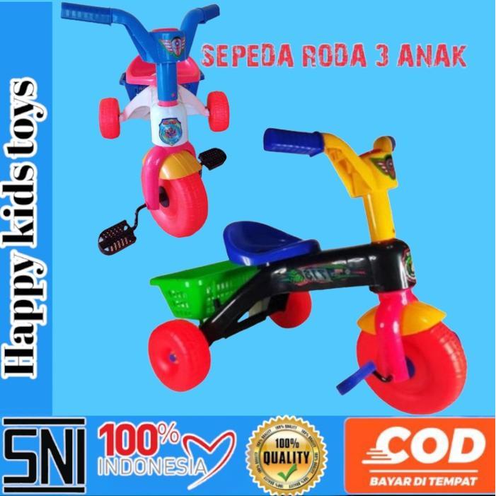 Sepeda Roda Tiga Anak Plastik Sepeda Anak Goes Ds 718 Set Hadiah Cowok Cewek Pasti Diskon