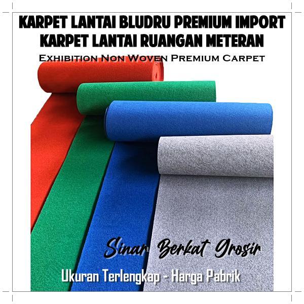 Keset Karpet Lantai Bludru Anti Slip Meteran / Karpet Lantai Rumah Hotel Ballroom Panggung / Karpet