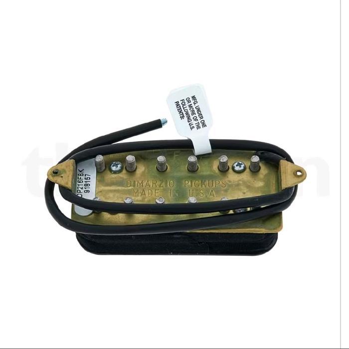 DiMarzio DP216 Mo' Joe Humbucker Guitar Pickup, Black F Spaced - 01/26