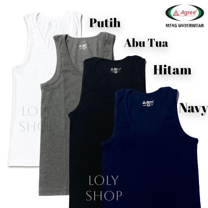 Kaos Dalam Pria Agree Singlet Cowok Stretch Men Underwear