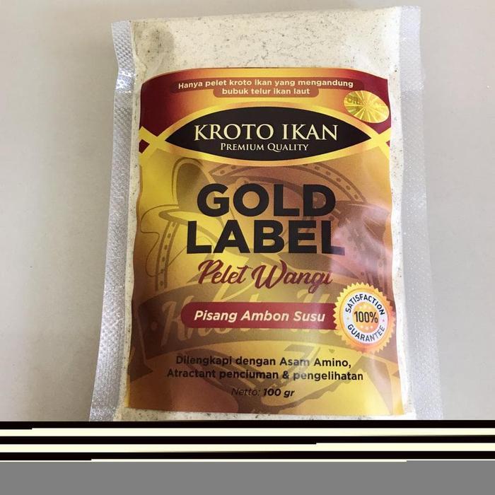Umpan Kroto Ikan Gold Label - Pisang Ambon Susu