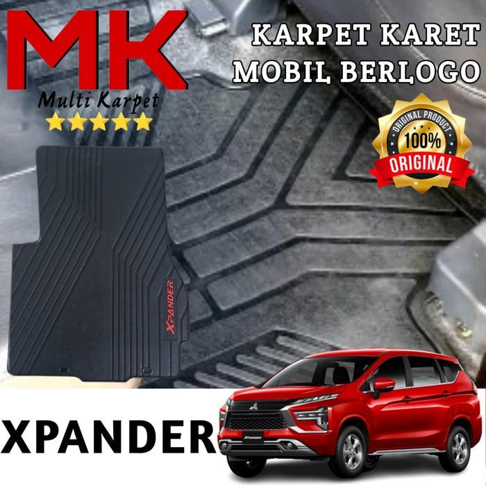 Karpet Karet Mobil Xpander Cross 2020/2021 - Type Premium Logo Tegak
