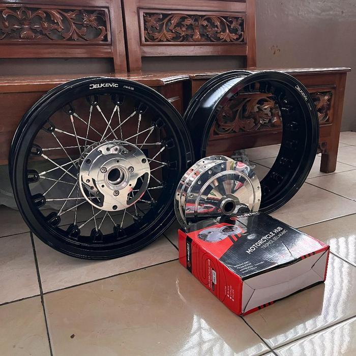 Velg Delkevic Ruji Tapak Lebar Tubeless Aerox/Nmax