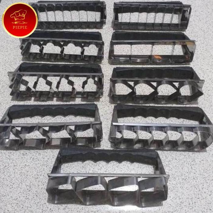 Cetakan Kue Nastar / Cetakan Kue Kering isi 20 Pcs - Motif Daun