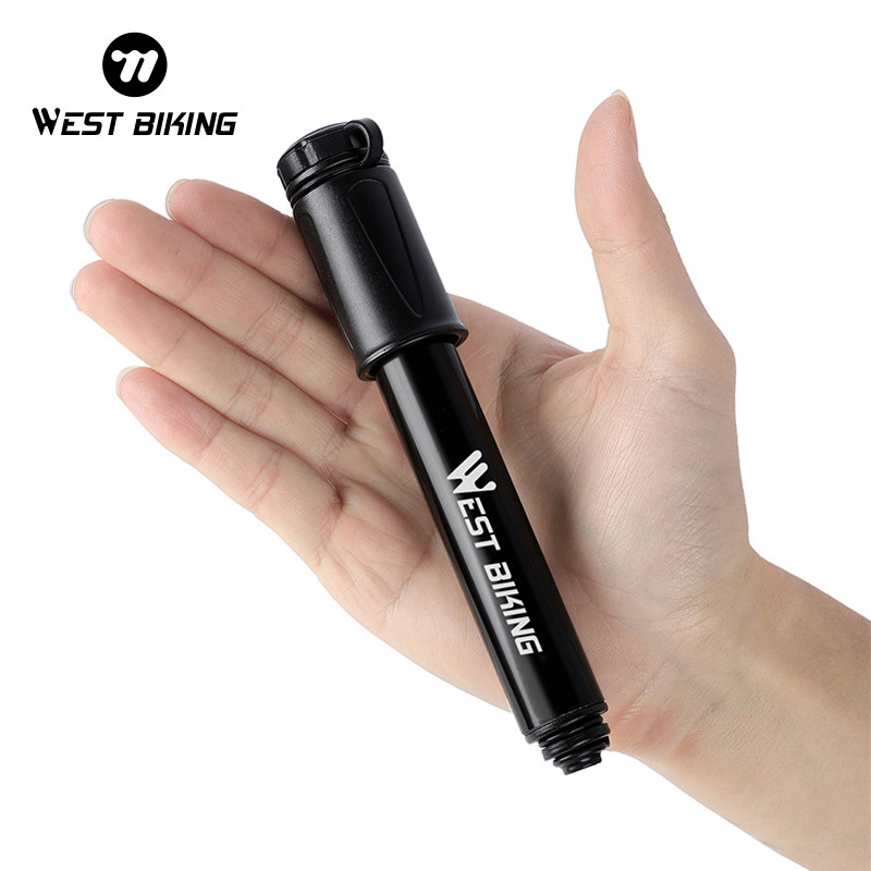 West Biking Pump 100I Schrader Presta Vae Mtb Road Cycling Pump Aluminum Alloy Hand Air Pump Tire