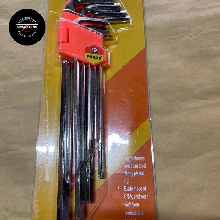 Kunci L Set 9 Pcs Kunci L Motor Mobil Panjang